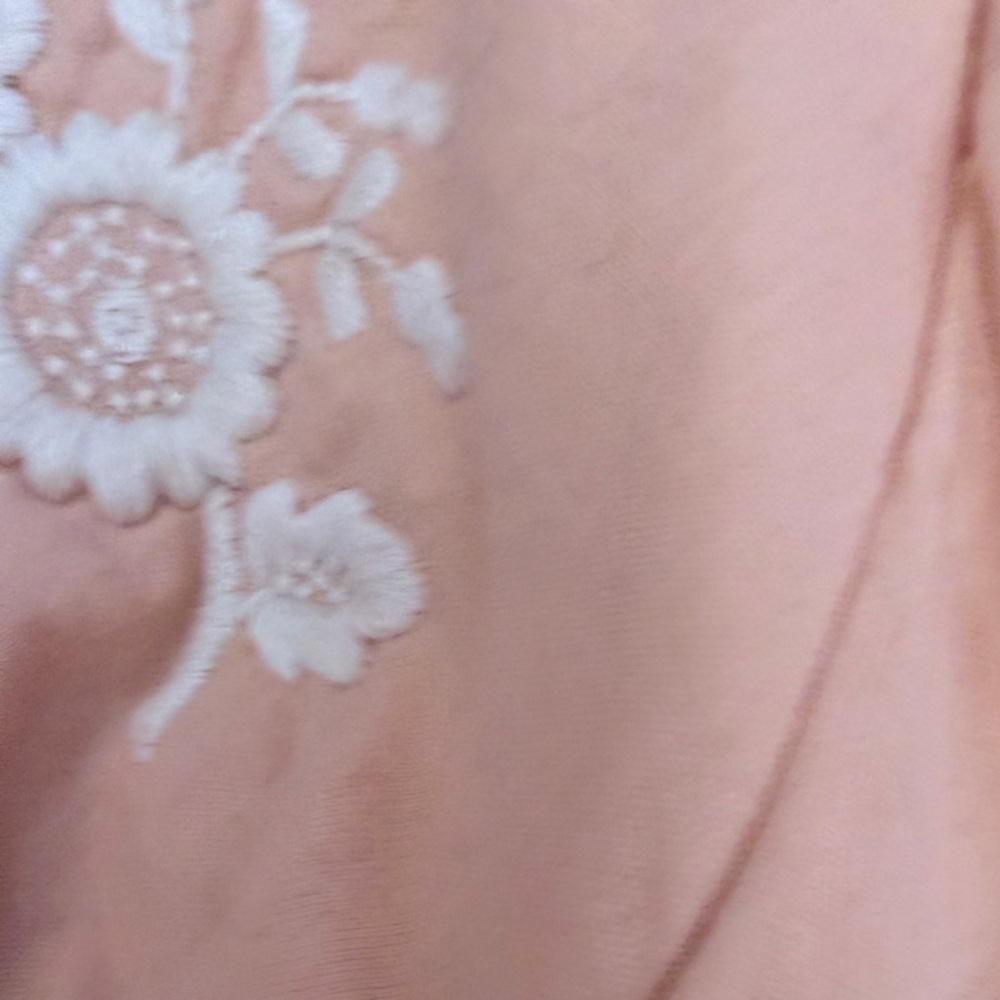 Sezane x Sea New York Dakota Peach Embroidered Lace-Trim Jacket - Picture 4 of 9